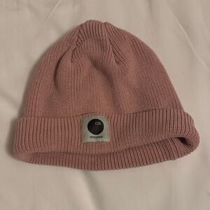 Oversize Pink Knit Beanie